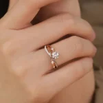 100% 14K Gold Diamond Jewelry Stud Earring for Women Bohemia Engagement Irregular Aros Mujer Oreja 14 K Gold Earring Box