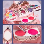 Simulation Cosmetics Set Girl Makeup Toys Baby Pretend Play Nail Polish Lipstick Accessories Doll For Children Toys 3 Years Gift 2