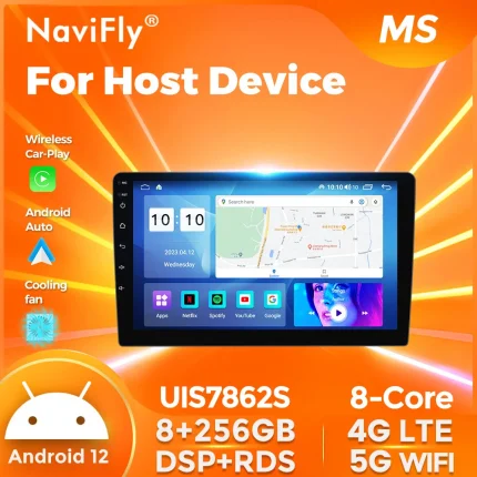 NaviFly 9 10 inch 1280*720 Car Multimedia Video Player Universal Stereo Radio GPS For Volkswagen Nissan Hyundai Kia Toyota