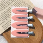 4pcs/set No Bend Seamless Hair Clips Side Bangs Barrette Makeup Washing Face Accessories Women Girls Styling Hairpins 6
