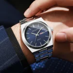 Luxury Men Business Watches Calendar Quartz Wristwatches For Mens Clock Reloj Hombre（Without Box） 3