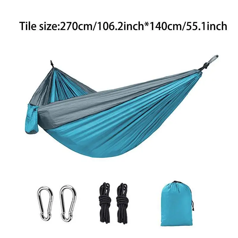 Ultralight portable hammock with steel clips & tree straps, lightweight backpack hammock for camping, hiking, backyard & outdoor Ultralight portable hammock with steel clips & tree straps, lightweight backpack hammock for camping, hiking, backyard & outdoor