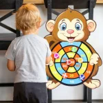 Educational Games Dart Board Baby Toy Stickey Ball Dart Indoor Sports Child Montessori Games for Children 3 to 7 Years 3