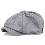 Men Casual Peaky Blinders hat Spring Autumn Retro Beret Hats Wild Casual Hats Unisex Wild Octagonal Cap girl Newsboy English hat 5