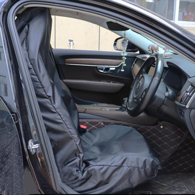 Car Seat Cover for Front Rear Seats Waterproof Antifouling Dust Covers for Steering Wheel Trunk Mat Car Seat Cover for Front Rear Seats Waterproof Antifouling Dust Covers for Steering Wheel Trunk Mat
