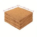 Eco-Friendly Coconut Coir & Palm Fiber Chicken Nesting Pads - Reusable Hens Bedding Mats for Egg Laying, Durable Poultry Coop 2