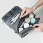 Oxford Fabric Men Business Portable Storage Bag Toiletries Organizer Women Cosmetic Bag Waterproof Hanging Travel Wash Pouch 5