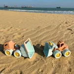 Beach Toys Construction Trucks for Toddler Toys Play Sand Toys Construction Cars for Boys Girls Dump Tractor Toy with Loader 3