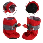 4pcs Water-Resistant Dog Shoes For Small Dogs - Protect Your Pet's Paws And Keep Them Dry,Outdoor rain boots for dogs 5