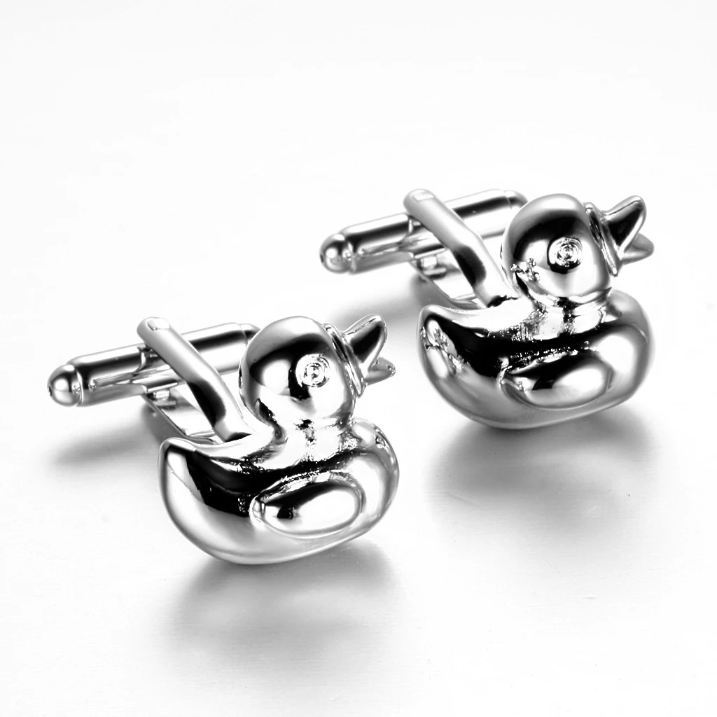 Ducks Cuff Links Duck Design Cufflinks Suit Shirt Lovely Present Tie Clips For Men