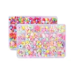 DIY Polymer Clay Beads Jewelry Making Kit for Girls Making Bracelet Necklace Jewelry Earrings Crafts Kit with Accessory 5