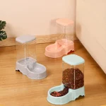 Automatic pet feeder Cat Drinking bowl Cat bowl Large capacity Dog bowl 3.8L combination food storage bucket Pet supplies 2