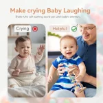 Montessori Rain Stick Toy for Babies Wooden Rainmaker Musical Shaker,Sensory Educational Instrument for Toddlers 6-12 Months 4