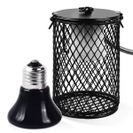 E27 Pet Heating Lamp for Turtle Snake lizard Infrared Ceramic Emitter Heat Light 100W Reptile Lamp EU Plug 2