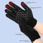 Electric Heated Gloves Touch Screen Outdoor Riding Skiing Mitten USB Heated Gloves for Backpacking Mountaineering (no battery) 5