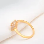 14K Yellow Gold 1.5 Carats Diamond Ring for Women Luxury Engagement Bizuteria Anillos Gemstone 14K Gold and Diamond Wedding Ring 3
