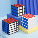 SENGSO Magic Cube 3x3 Frosted Texture Sticker Magic Cube Educational Toys Children Puzzle Toys Designated For Competition Cubes 5