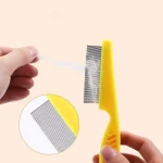 1/2pc Pet Hair Shedding Comb Stainless Steel Flea Comb for Cat Dog Pet Comfort Flea Hair Grooming Comb Dog Brush Grooming Tools 6