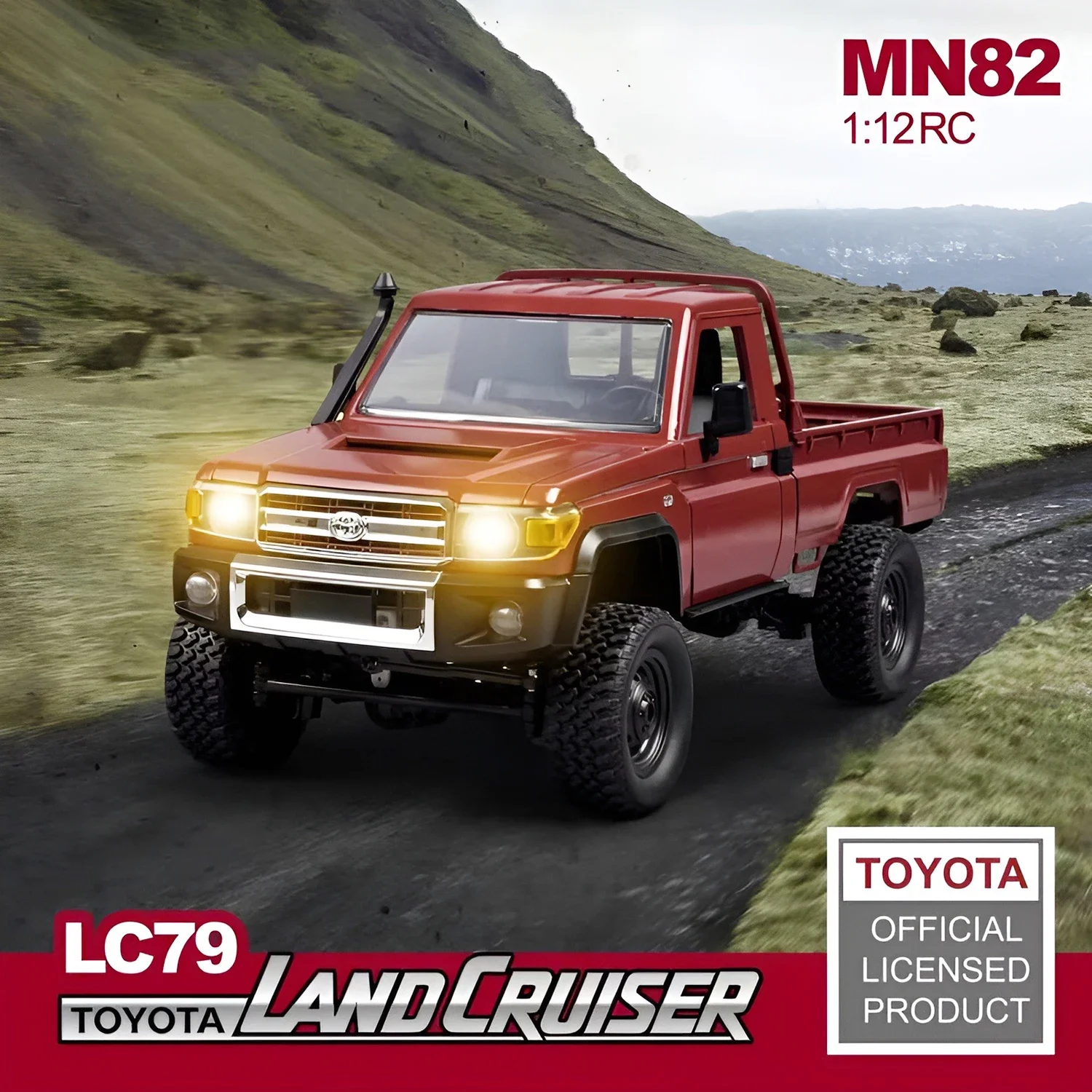 MN82 4WD RC Off-road Vehicle 1/12 LC79 Pickup Climbing Car with LED Lights Full Size Simulation RC Climbing Car Boy Toy Car MN82 4WD RC Off-road Vehicle 1/12 LC79 Pickup Climbing Car with LED Lights Full Size Simulation RC Climbing Car Boy Toy Car
