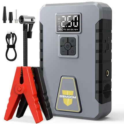 Car Battery Jump Starter Digital Display Portable Car Battery Booster Charger 26800mAh Power Bank Emergency Battery Booster