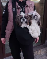 Adjustable Pet Dog Carrier Bag Outdoor Travel Puppy Single Shoulder Bags Dogs Comfort Sling Handbag Corgi Puppy Tote Pouch 2