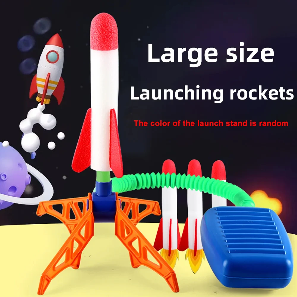 Kids Rocket Launcher Step Pump Power Air Pressed Stomp Outdoor Family Games Skyrocket Birthday Gifts Sports Toys For Children Kids Rocket Launcher Step Pump Power Air Pressed Stomp Outdoor Family Games Skyrocket Birthday Gifts Sports Toys For Children