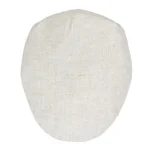 BOTVELA Linen Flat Cap for Men Women Herringbone Linen Newsboy Cap Lightweight Driver Ivy Hat Bakerboy Hat Summer Boina for Male 5