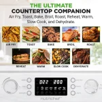 26L Electric Air Fryer Oven - 1700 Watts Countertop Rotisserie Combo 4