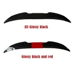 New Style Universal 3pcs Sedan Rear Trunk Tail Rear Spoiler Wing 117-127cm Adjustable DIY Refit Boot Wings Spoiler Car Accessory 6