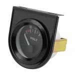 Vehicle Meter 12V Automobile Car Gauge 2inch 52mm Voltmeter with Black Shell White LED Voltage 8-16V VOLTS for Gasoline Car 3