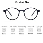 Ultralight Titanium Alloy TR90 Reading Glasses For Men And Women Retro Round Anti blue Light Presbyopia Glasses 0 +100 +150 +250 6
