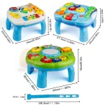 Music Table Baby Toys Learning Machine Educational Toy Music Learning Table Toy Musical Instrument for Toddler 6 months+ 6