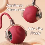 Intelligent interactive cat ball long-lasting and durable easy to clean intelligent obstacle avoidance pet dog toys 2
