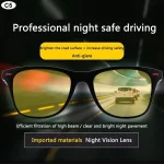 Night Vision Glasses PC Frame Polarized Sunglasses Men Outdoor Sport Sun Glasses Day Night Vision Driver Night Glasses Goggles 2