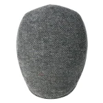 FEINION Men's Herringbone Flat Ivy Newsboy Hat Wool Blend Gatsby Cabbie Cap Winter Outdoor Hunting Cap 3