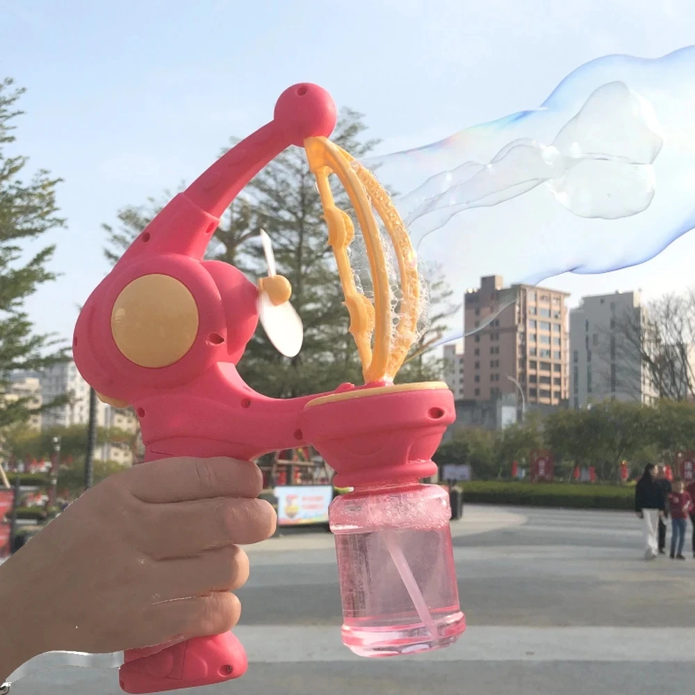 Blowing Large Bubbles Automatic Bubble Gun with Liquid Toys Soap Machine Outdoor Party Play Toy for Kids Birthday Surprise Gifts Blowing Large Bubbles Automatic Bubble Gun with Liquid Toys Soap Machine Outdoor Party Play Toy for Kids Birthday Surprise Gifts