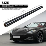 20X5FT High Glossy Black Carbon Fiber Car Wrap Vinyl Film Self Adhesive Auto Decal Bubble Car Body Film Vinyl Wrap Decals 6