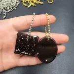 10/100pcs DIY Ball Bead Chains Sliver Colorful Key Chain Dolls Label Hand Tag Connector for Jewelry Making Pendant Accessorise 5