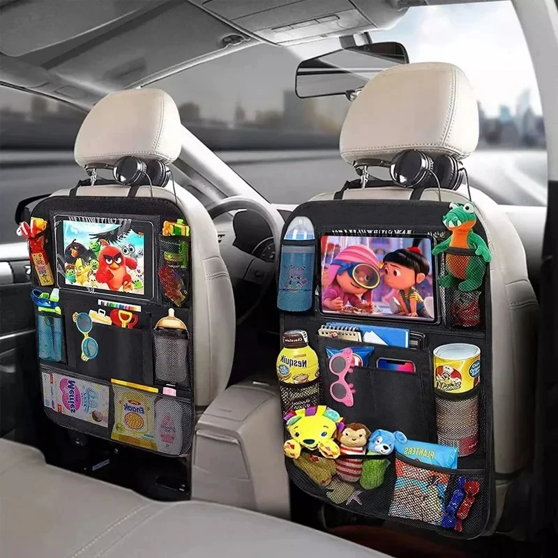 Car Seat Organizer Multifunctional Oxford Fabric Car Back Multi Pocket Storage Bag with Tablet Holder Protector for Kids Car Seat Organizer Multifunctional Oxford Fabric Car Back Multi Pocket Storage Bag with Tablet Holder Protector for Kids