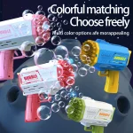 40 Hole Children's Bubble Gun Continuously Bubbles Outdoor Birthday Wedding (Excluding Bubble Liquid and Battery) 4