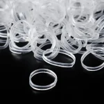Clear Ponytail Ropes Rubber Bands Holder Elastic for Women Girls Bind Tie Holder Hair Accessories Hair Styling Tools 4