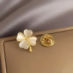Fashion Brooch Set Flower Bow Brooches for Women Metal Anti-glare Lapel Pin Fixed Clothes Pins Sweater Coat Clothing Accessories 3