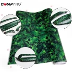 PVC Green Graffiti Adhesive Skull Sticker Decal Camouflage Sticker Bomb Vinyl Film Foil Car Motorcycle Roof Hood Films Wrap 5
