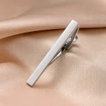 Tie Clip For Men Business Party Minimalist Tie Clips And Cufflinks To Man Shirt Gift Box Jewelry Men's Cuff Man Fashion Lawyer 5