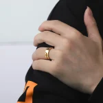 Skyrim Stainless Steel Ring for Men Women Black Minimalist Casual Finger Rings 2025 Couple Jewelry Wedding Gift for Lover 3