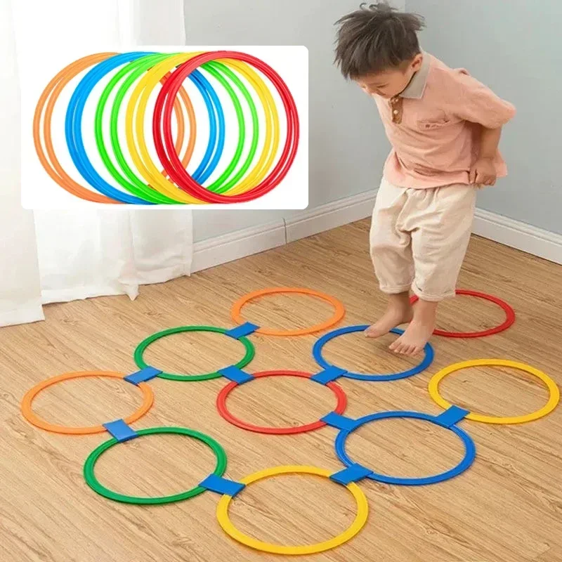 New Outdoor Kids Funny Physical Training Sport Toys Lattice Jump Ring Set Game 10 Hoops 10 Connectors for Park Play Boys Girls New Outdoor Kids Funny Physical Training Sport Toys Lattice Jump Ring Set Game 10 Hoops 10 Connectors for Park Play Boys Girls