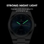 PAAZOMU Ultra Thin Quartz Watch Men Women Minimalist Style Waterproof Luminous Wristwatch Comfortable Strap Daily Office Gift 4