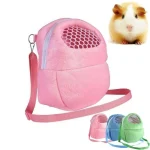 Small Pet Carrier Rabbit Cage Hamster Chinchilla Travel Warm Bags Guinea Pig Carry Pouch Bag Breathable 2