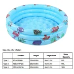 Inflatable Baby Swimming Pool Sea Ball Pool Portable Outdoor Children Basin Bathtub Infant Water Game Play Pool 6