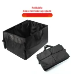 Car Backup Storage Box, Folding Large Car Cargo Box Camping Car Storage Box Multi functional Folding Organizing Box 2
